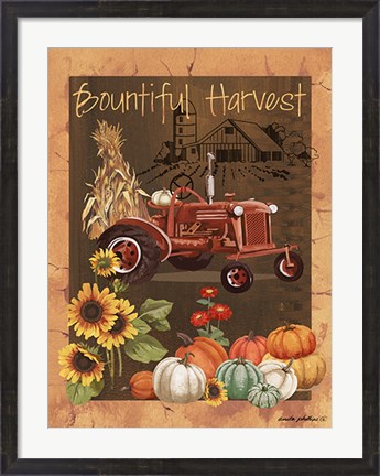 Framed Bountiful Harvest VI Print