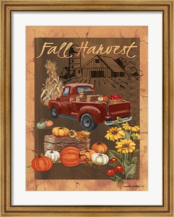 Framed Fall Harvest VI Print