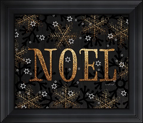 Framed Noel Print