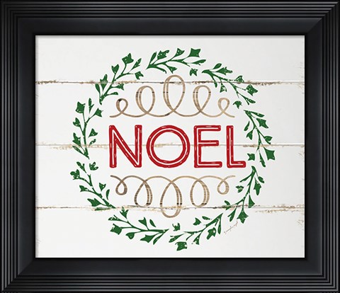 Framed Noel Print
