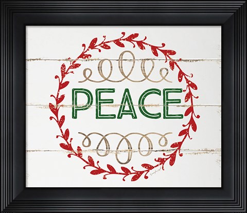 Framed Peace Print