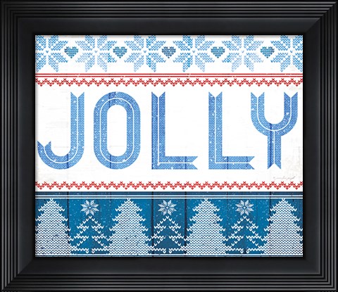 Framed Jolly Print
