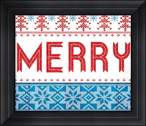 Framed Merry Print