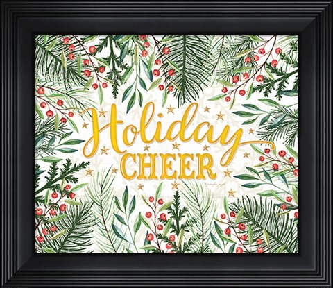 Framed Holiday Cheer Print