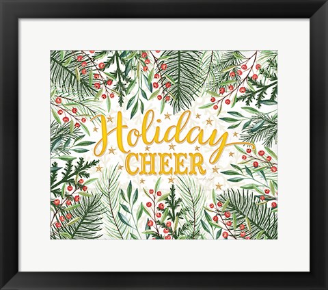 Framed Holiday Cheer Print