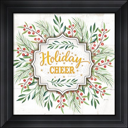 Framed Holiday Cheer Print
