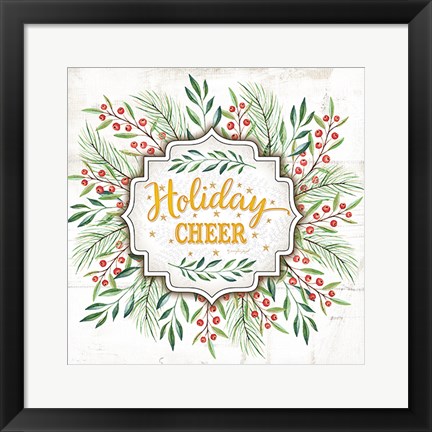 Framed Holiday Cheer Print