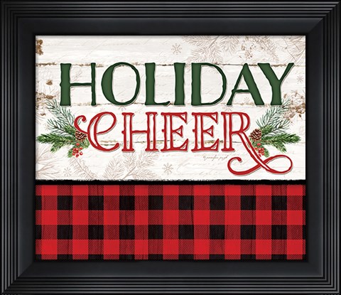 Framed Holiday Cheer Print