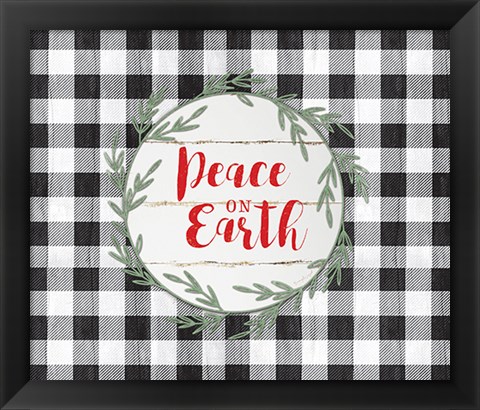 Framed Peace on Earth Print