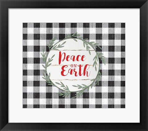 Framed Peace on Earth Print
