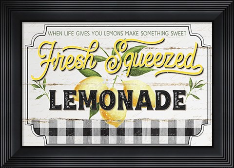 Framed Fresh Squeezed Print