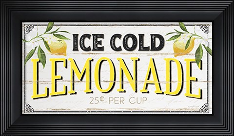 Framed Ice Cold Lemonade Print