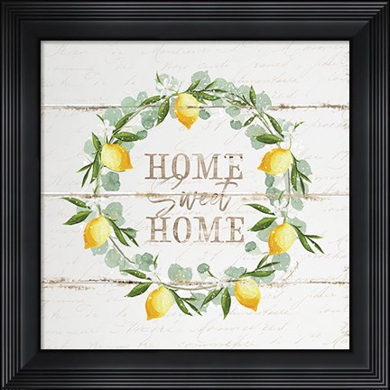 Framed Home Sweet Home Print
