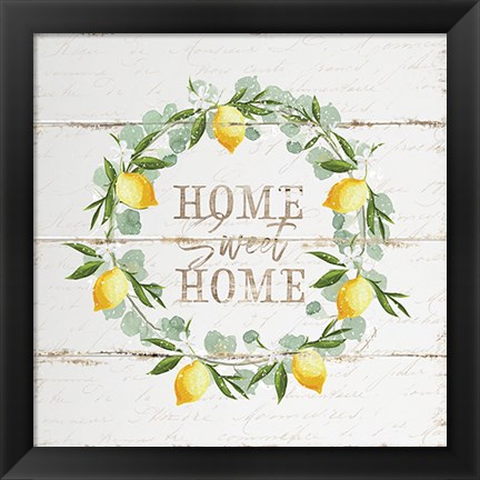 Framed Home Sweet Home Print