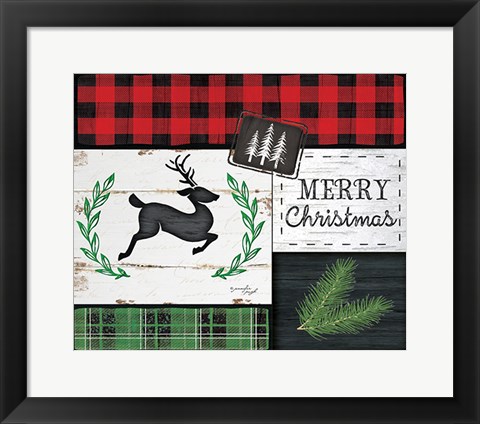 Framed Merry Christmas Print