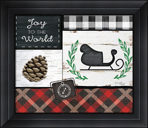 Framed Joy to the World Print