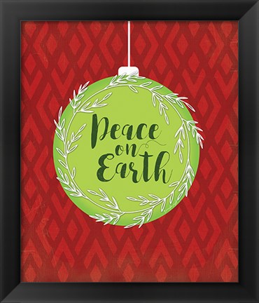 Framed Peace on Earth Print