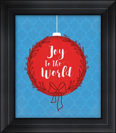 Framed Joy to the World Print