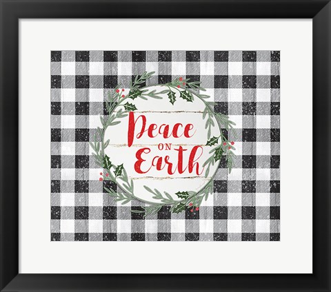 Framed Peace on Earth Print