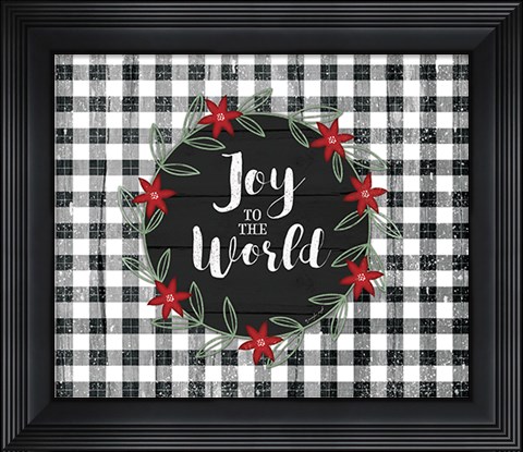 Framed Joy to the World Print