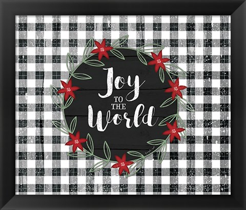 Framed Joy to the World Print