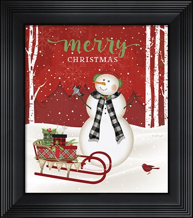 Framed Merry Christmas Print