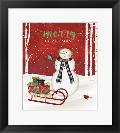 Framed Merry Christmas Print