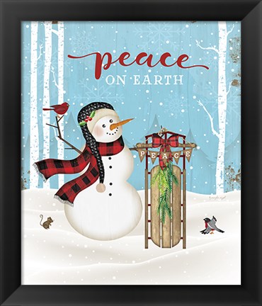 Framed Peace on Earth Print