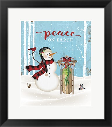 Framed Peace on Earth Print