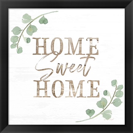 Framed Home Sweet Home Print