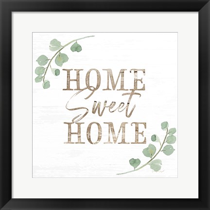Framed Home Sweet Home Print