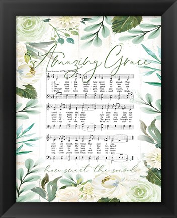 Framed Amazing Grace II Print