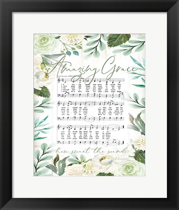 Framed Amazing Grace II Print