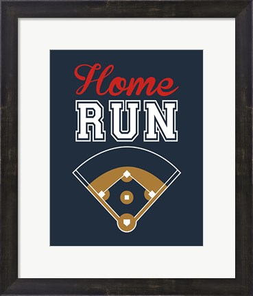 Framed Home Run Print