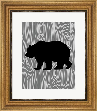 Framed Woodland Bear Print