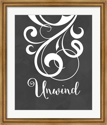 Framed Unwind Print