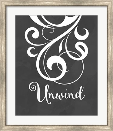 Framed Unwind Print