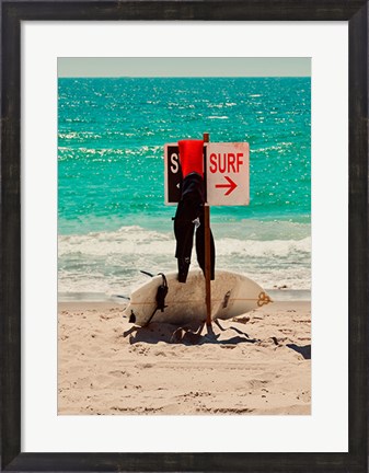 Framed Surf Print