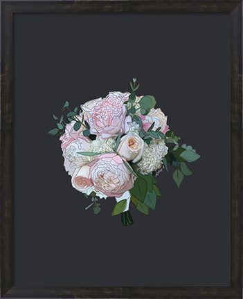 Framed Bouquet I Print