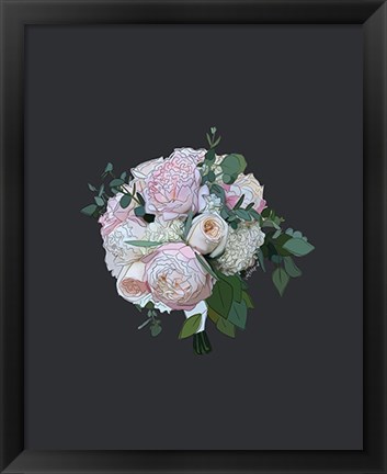 Framed Bouquet I Print