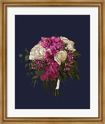 Framed Bouquet II Print
