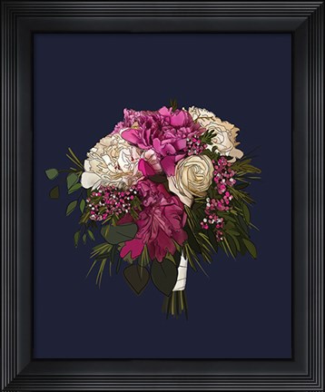Framed Bouquet II Print