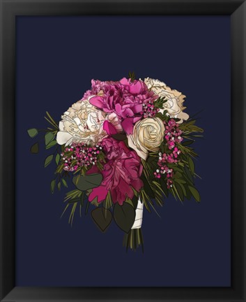 Framed Bouquet II Print