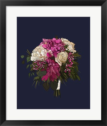 Framed Bouquet II Print