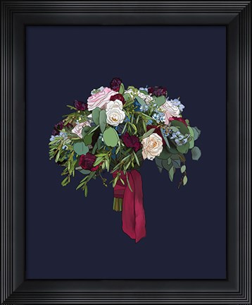 Framed Bouquet III Print