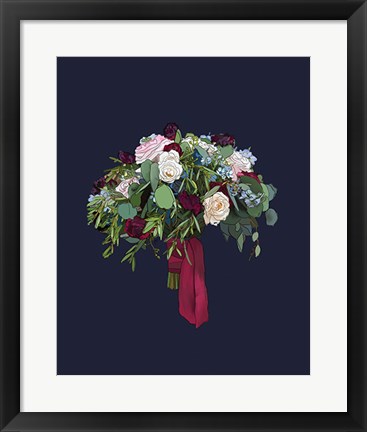 Framed Bouquet III Print