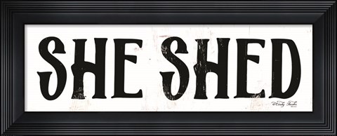 Framed She Shed Print