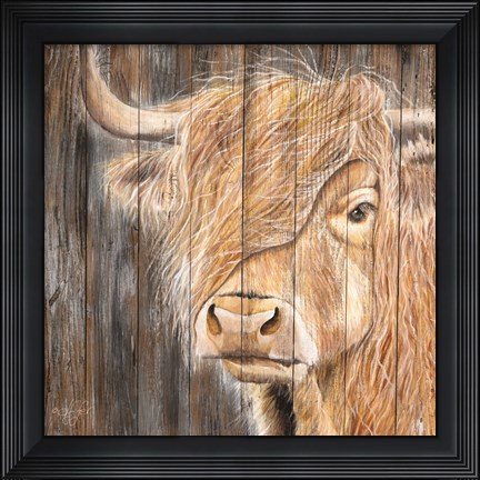 Framed Windy Day on the Farm Print