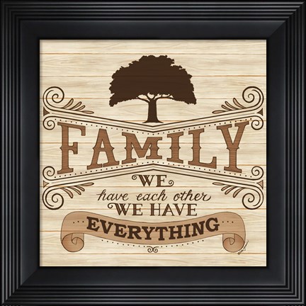 Framed Family Print