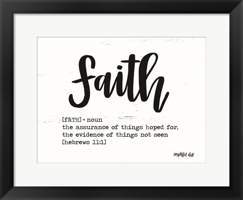 Framed Faith Print